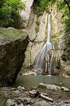 Photographie de la cascade de Barbennaz sur le torrent du Fornant