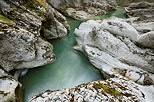 Photographie du lit du Fornant creus dans le calcaire