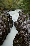 Image de la rivire de la Valserine  l'entre des Pertes.