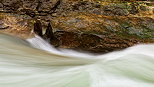 Photo de remous dans la rivire des Usses en Haute Savoie