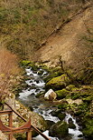 Photographie de la valle de l'Albarine entre Chaley et Tenay dans l'Ain