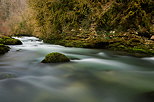 Photo of Albarine river at the end of winter