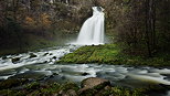 Photo d'une cascade et de la rivire  du Flumen dans le Jura