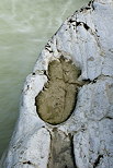Photographie des rochers surplombant le torrent du Fornant en Haute Savoie