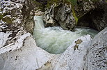 Photographie de la rivire du Fornant aprs de fortes pluies de printemps