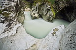 Photo des eaux et des berges du Fornant en Haute Savoie