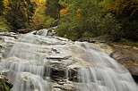 Image of Diomaz stream cascading along the rocks in Bellevaux