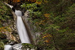 Photo du haut de la cascade de la Diomaz à Bellevaux en Haute Savoie