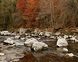 Image de la rivire du Fier en automne