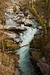 Photo of the water of Cheran river in the first days of springtime