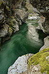 Photo du Chran sous le Pont de Banges dans le Massif des Bauges