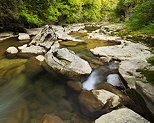 Picture of rocks in the bed of Seran river