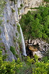 Photographie de la cascade de Cerveyrieu