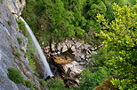 Photo of springtime on Cerveyrieu waterfall in Valromey