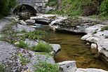 Photo de la rivire du Sran peu avant qu'elle ne plonge dans la cascade de Cerveyrieu