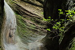 Image du haut de la cascade du castran  Frangy