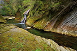 Photographie de la rivire du Chran au fond de ses gorges  Hry sur Alby