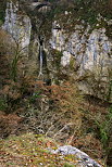 Photographie de la cascade de Barbennaz dans le canyon du Fornant