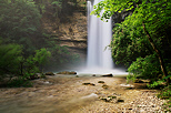 Photo de la cascade de la Dorches prs de Chanay dans l'Ain