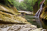 Photo de la rivire du Chran en Haute Savoie dans une ambiance d't