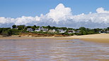 Photo de maisons bretonnes au bord de l'ocan  Guidel