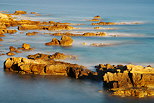 Photo de rochers dans la mediterranee au pradet - pose longue