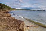 Picture of Pellegrin beach by a winter day in La Londe les Maures