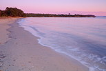 Photo de la plage de Pllegrin au crpuscule - La Londe les Maures