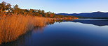 photo panoramique du lac des escarcets