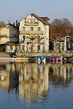 Photo du port de Nernier sur le lac Lman