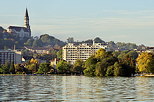 Image du lac d'Annecy en automne