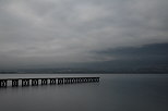 Images du lac du Bourget sous les nuages