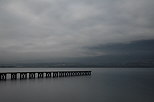 Images du lac du Bourget sous les nuages
