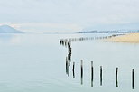 Image du lac du Bourget prs d'Aix les Bains en Savoie