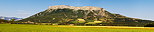 Photo panoramique de la montagne de Saint Genis dans les Hautes Alpes