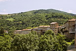 Photo of Saint Pierreville village in Ardeche mountains