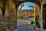 HDR image of Place Rouget de l'Ilsle in Collorbires