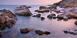 Photo de la cote mediterraneenne au crepuscule - Le Pradet