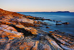 Image des plages rocheuses du Bau Rouge - Carqueiranne - Var