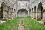 Photographie HDR de l'extrieur de l'glise de Notre Dame des Anges  Collobrires