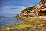 Image HDR de la plage du Bau Rouge  carqueiranne