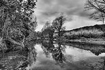 Photographie HDR de la rivire du Tagnone en hiver - Haute Corse