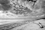 Photographie HDR de la plage de Casabianda en Haute Corse