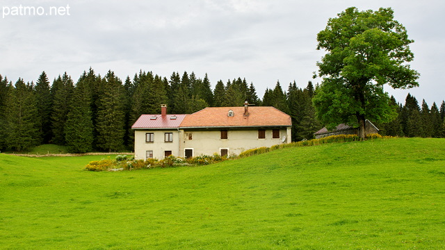 Photo d'une maison  Bellecombe dans le PNR du Haut Jura