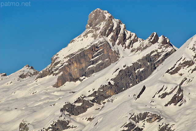 Image de la Pointe Perce point culminant du Massif des Aravis