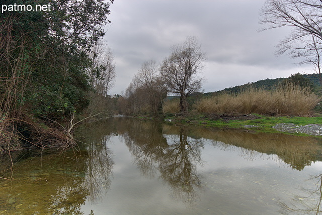 Photo de la rivière du Tagnone en hiver - Haute Corse