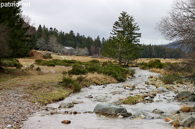 Image de la vallée du Bonheur dans le Parc National des Cévennes