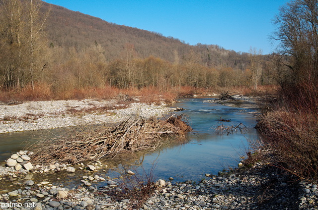 Photograph of a winter day in Usses valley