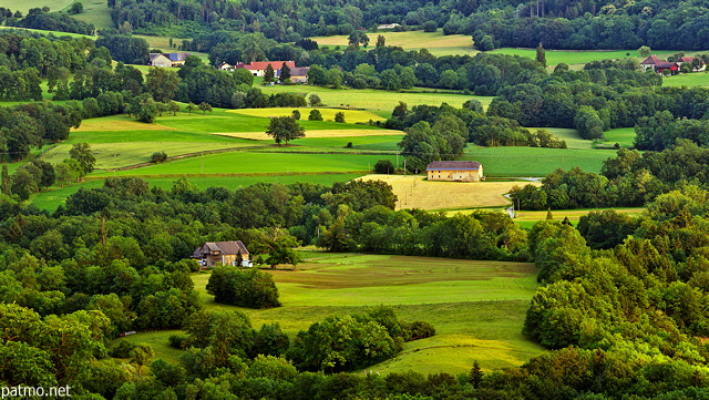 Photo d'un paysage rural de Haute Savoie
