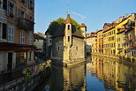 Picture of Palais de l'Isle monument on Thiou river in old Annecy